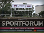 Sportforum: Anzeigetafel erstrahlt in neuem Glanz
