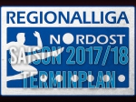 Regionalliga - Spiele bis zum 8.Spieltag terminiert