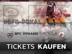 Saisoneröffnung/DFB-Pokal: Kartenverkauf für die Gegengerade am Fanartikelstand