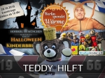Teddy beim Halloween-Kinderbrunch im Hofbräu Berlin